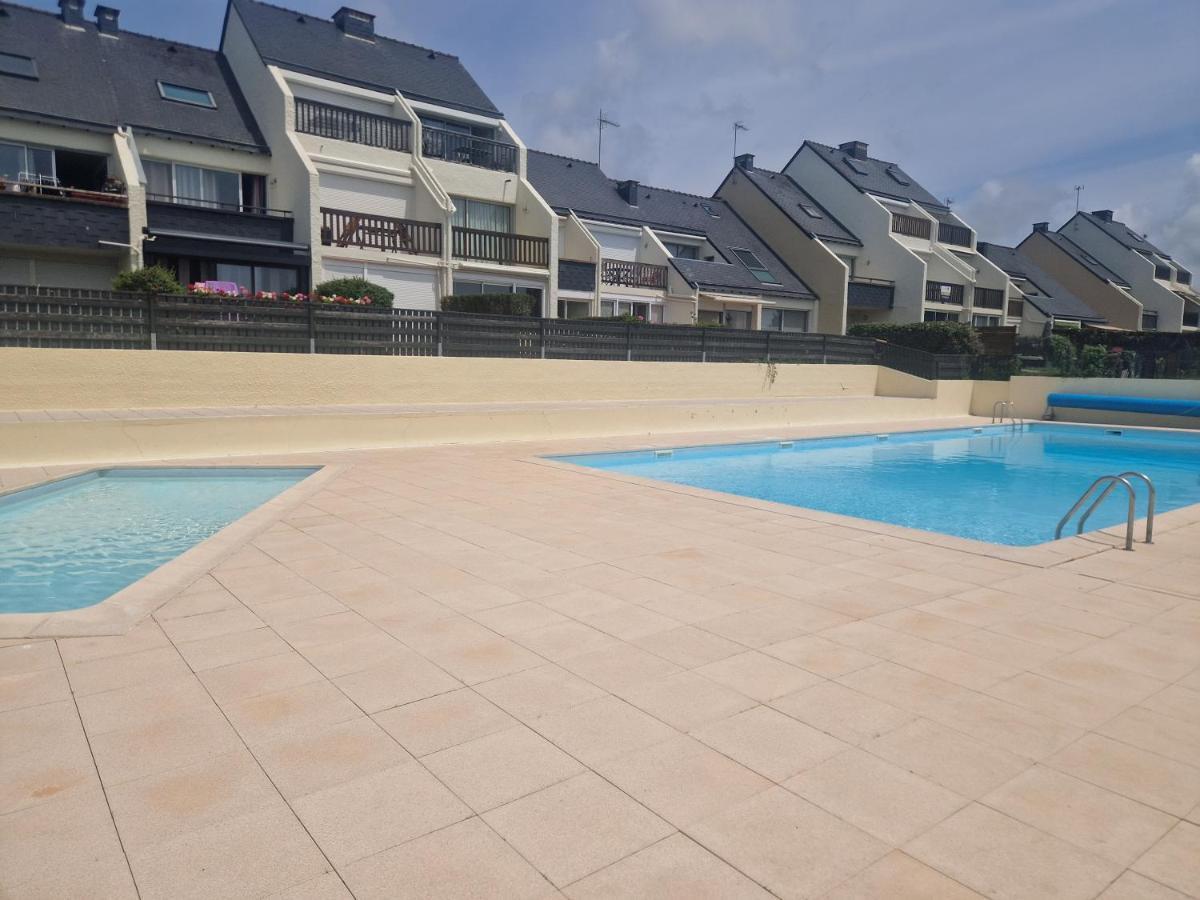 Guidel-Plages Studio Lumineux Balcon Vue Mer & Piscine Eksteriør billede