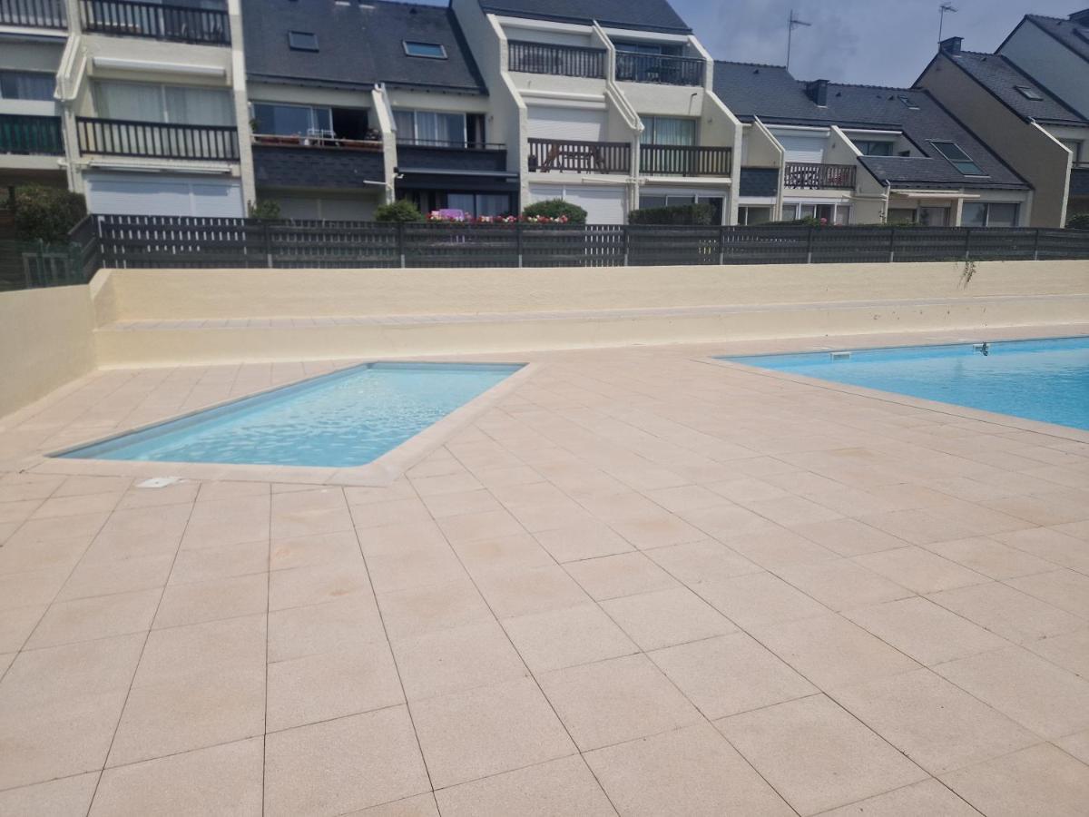 Guidel-Plages Studio Lumineux Balcon Vue Mer & Piscine Eksteriør billede